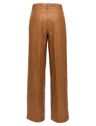 Leather-effect pants #