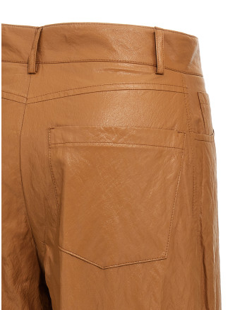 Leather-effect pants #