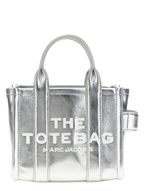 'The Metallic Leather Crossbody Tote' crossbody bag #1