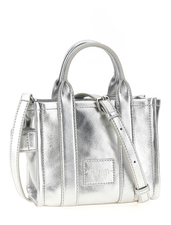 'The Metallic Leather Crossbody Tote' crossbody bag #