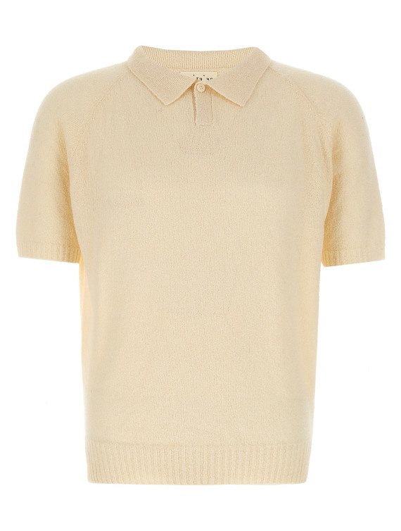 Bouclé polo shirt #1