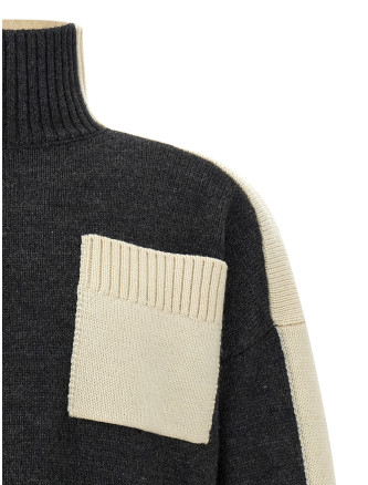'Two tone' sweater #