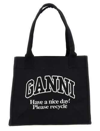 'Large Easy Shopper Contrasted Logo' shopping bag