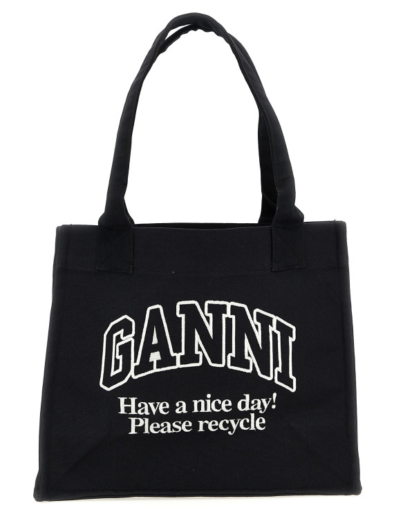 'Large Easy Shopper Contrasted Logo' shopping bag #1