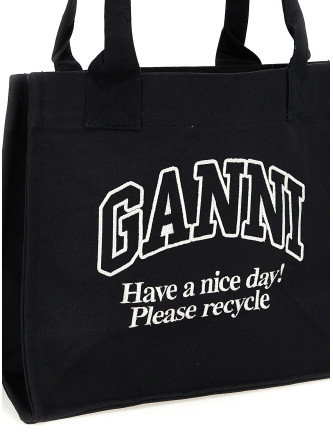 'Large Easy Shopper Contrasted Logo' shopping bag #