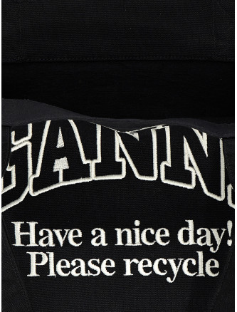 'Large Easy Shopper Contrasted Logo' shopping bag #