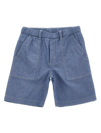 Denim bermuda shorts