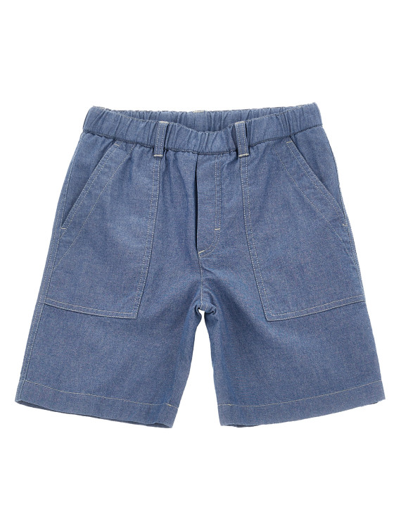 Denim bermuda shorts #1