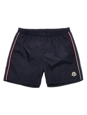 Logo patch swim shorts