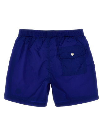 Logo patch swim shorts #