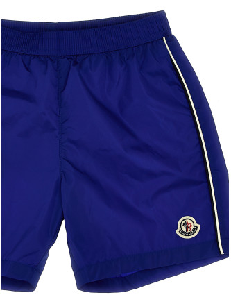 Logo patch swim shorts #