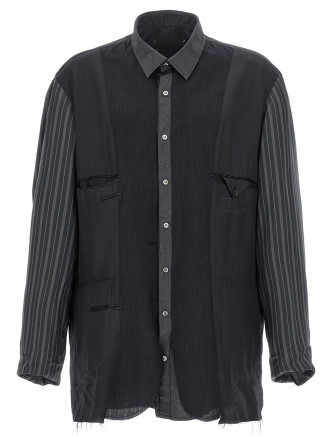 Patchwork reversible jacket