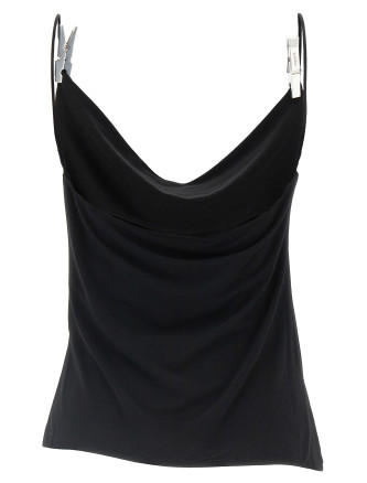 'Draped Washing Clip Gala' top #