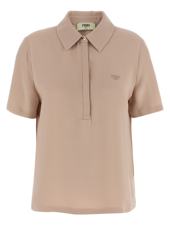 Silk polo shirt #1