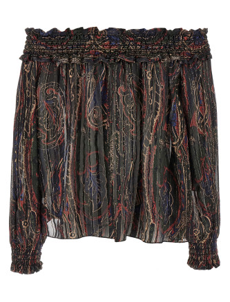 Smock stitch blouse #