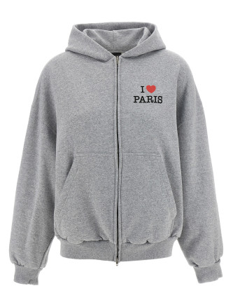 'I Love Paris & Balenciaga' hoodie