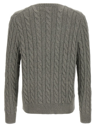 Cotton braided sweater #