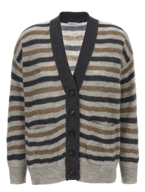 Lurex wool cardigan #1