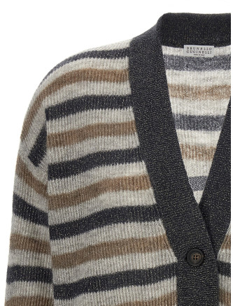 Lurex wool cardigan #