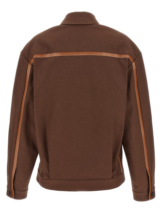 Logo patch blouson #