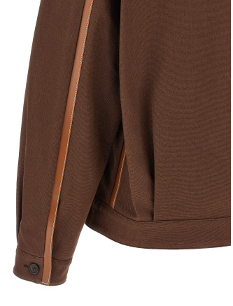 Logo patch blouson #