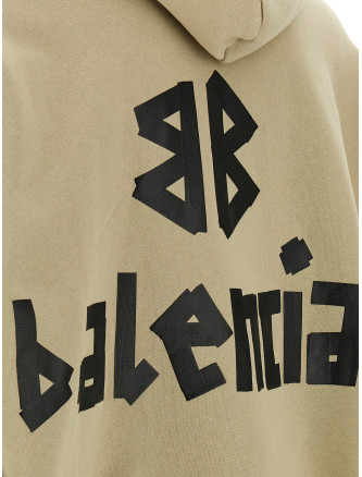 'Ripped Pocket Tape Type' hoodie #