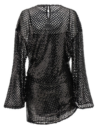 Sequin mesh dress #