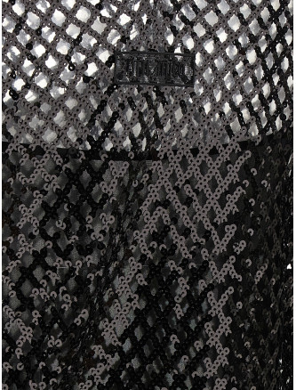 Sequin mesh dress #