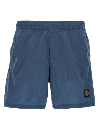 Logo patch swim shorts