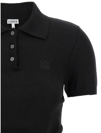 Curled hips polo shirt #