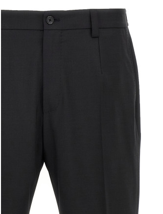 Logo embroidery pants #