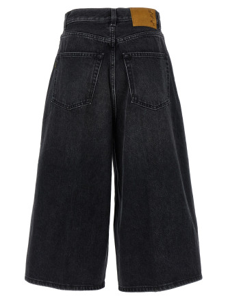 'Belle Mid Black' Bermuda Shorts #