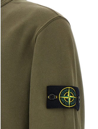 Logo badge cotton sweatshirt #