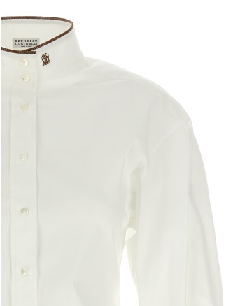 'Shiny Collar Detail' shirt #