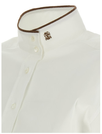 'Shiny Collar Detail' shirt #