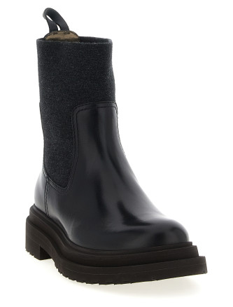 Precious Loop Detail ankle boots #