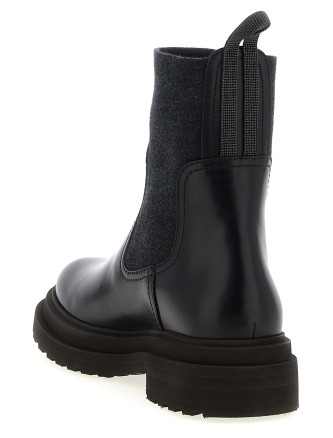 Precious Loop Detail ankle boots #