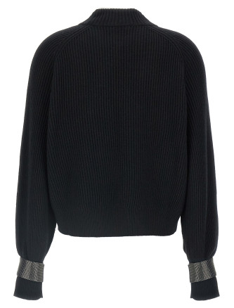 'Monile' cuffs sweater #