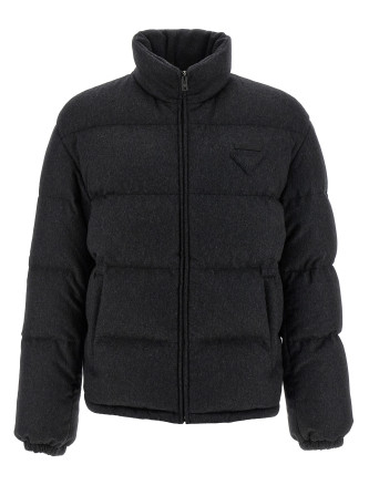 Cashmere down jacket