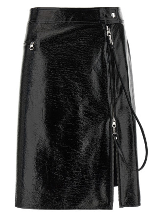 'Zipped Vinyl' skirt
