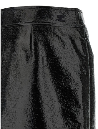 'Zipped Vinyl' skirt #