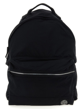 Logo patch backpack