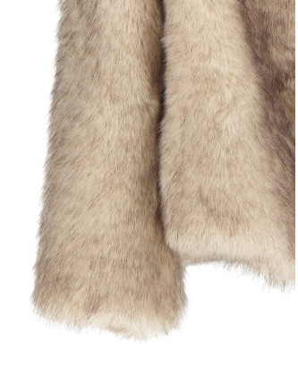 Faux fur short hair #