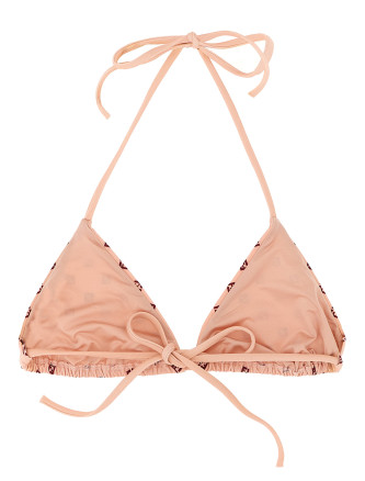 Micro patchwork bikini top #