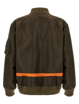 Twill nylon blouson #