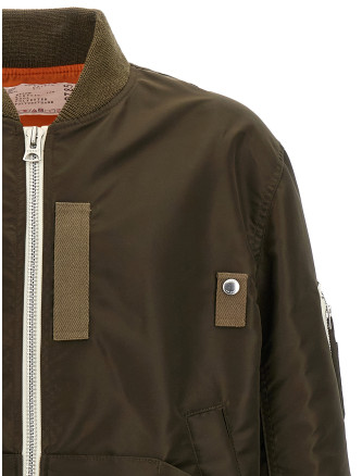 Twill nylon blouson #