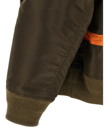 Twill nylon blouson #