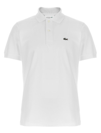 Logo patch polo shirt