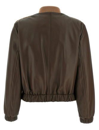 Fur waistcoat bomber jacket #