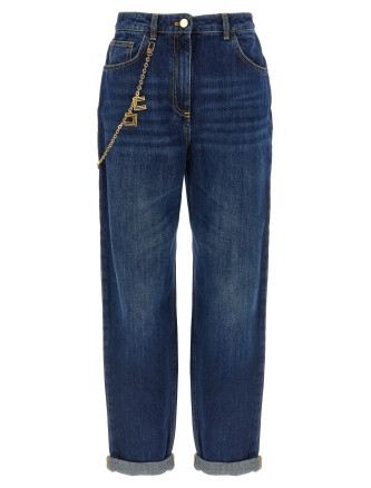 Jewel chain jeans